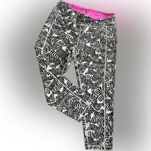Lilly Pulitzer athletic black and white leggings XXL